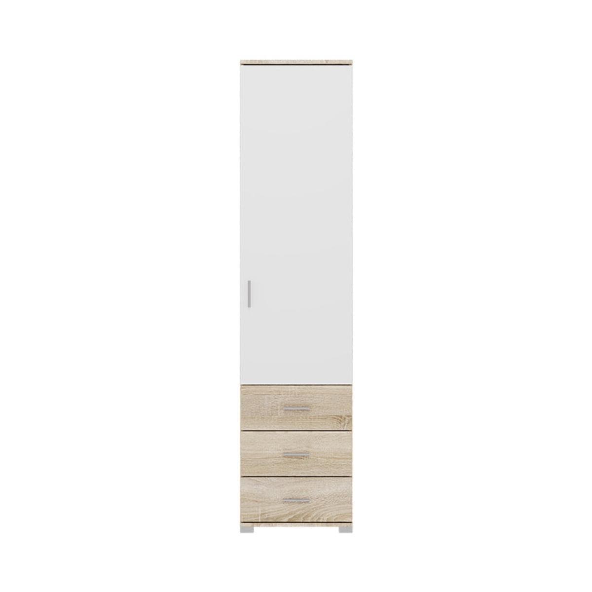 Шафа Бріз SeriousM-17 501x385x2100 мм Сонома + Білий